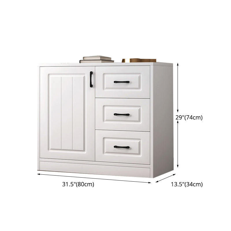 Modern Style Combo Dresser Bedroom Wooden Storage Chest Dresser with Drawers and Doors Clearhalo 'Bedroom Furniture' 'Dressers & Chests' 'dressers_chests' 'furn' 'furn_dressers_chests' 'Furniture' 5428780