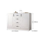 Modern Style Combo Dresser Bedroom Wooden Storage Chest Dresser with Drawers and Doors Clearhalo 'Bedroom Furniture' 'Dressers & Chests' 'dressers_chests' 'furn' 'furn_dressers_chests' 'Furniture' 5428784