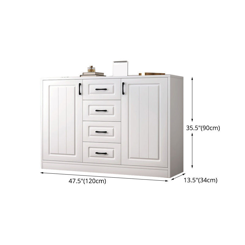 Modern Style Combo Dresser Bedroom Wooden Storage Chest Dresser with Drawers and Doors Clearhalo 'Bedroom Furniture' 'Dressers & Chests' 'dressers_chests' 'furn' 'furn_dressers_chests' 'Furniture' 5428784