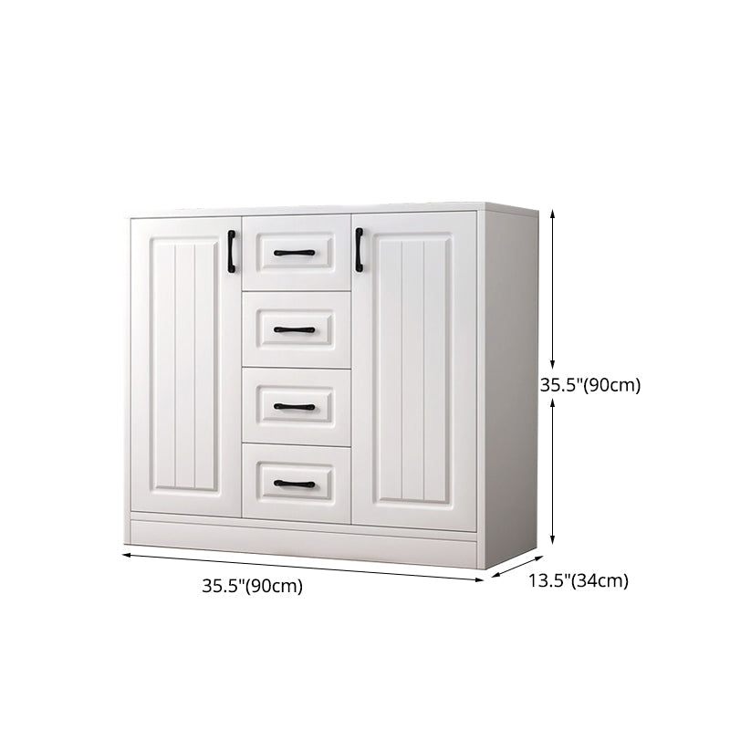 Modern Style Combo Dresser Bedroom Wooden Storage Chest Dresser with Drawers and Doors Clearhalo 'Bedroom Furniture' 'Dressers & Chests' 'dressers_chests' 'furn' 'furn_dressers_chests' 'Furniture' 5428785