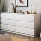 Modern Bedroom Dresser White Wooden Storage Chest with Drawers Clearhalo 'Bedroom Furniture' 'Dressers & Chests' 'dressers_chests' 'furn' 'furn_dressers_chests' 'Furniture' 5428842