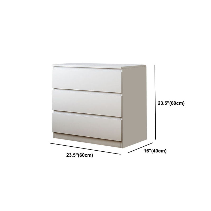 Modern Bedroom Dresser White Wooden Storage Chest with Drawers Clearhalo 'Bedroom Furniture' 'Dressers & Chests' 'dressers_chests' 'furn' 'furn_dressers_chests' 'Furniture' 5428857