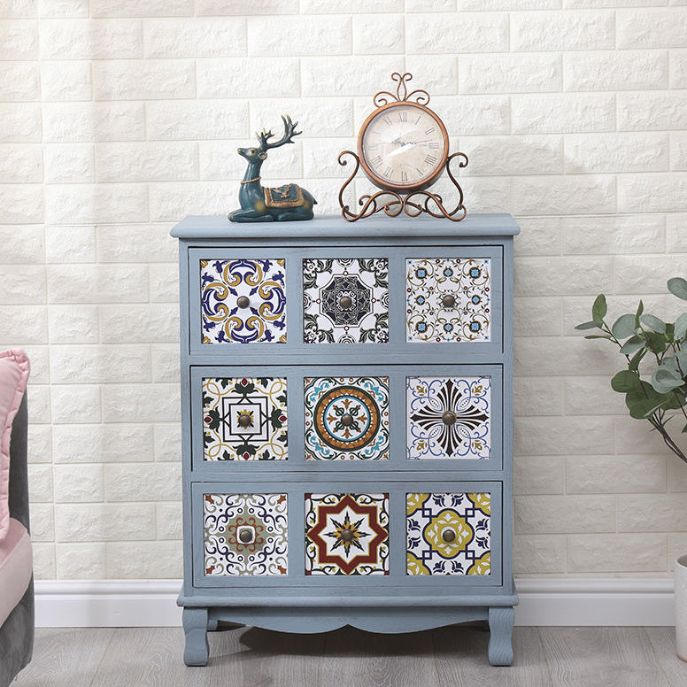 Bedroom Dresser Traditional Style Solid Wood Storage Chest with Multi Drawers