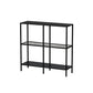 Modern Bookcase Metal Open Back Etagere Bookshelf for Home Office