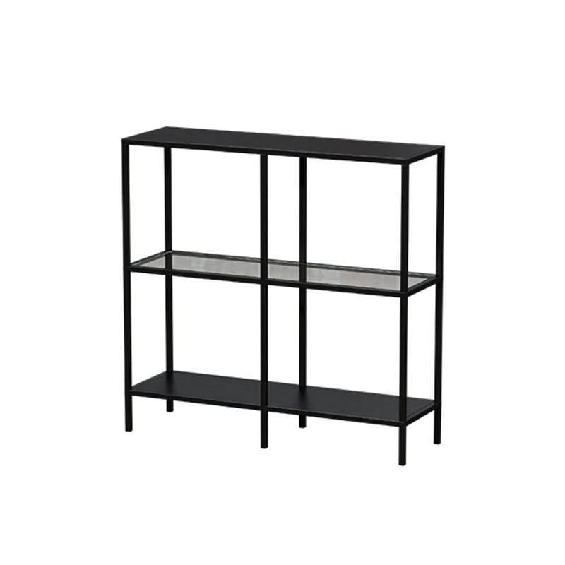 Modern Bookcase Metal Open Back Etagere Bookshelf for Home Office