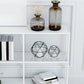 Modern Bookcase Metal Open Back Etagere Bookshelf for Home Office