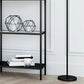 Modern Bookcase Metal Open Back Etagere Bookshelf for Home Office