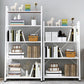 Modern Style Bookcase Metal Frame Open Back Bookshelf for Home Office