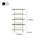 Modern Style Bookcase Metal Frame Open Back Bookshelf for Office Use Clearhalo 'Bookcases' 'furn' 'furn_bookcases' 'Furniture' 'Office Furniture' 5429220