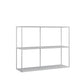 Contemporary Style Bookcase Open Back Metal Bookshelf for Home Office