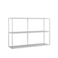 Contemporary Style Bookcase Open Back Metal Bookshelf for Home Office