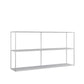 Contemporary Style Bookcase Open Back Metal Bookshelf for Home Office