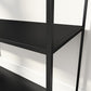 Contemporary Style Bookcase Open Back Metal Bookshelf for Home Office