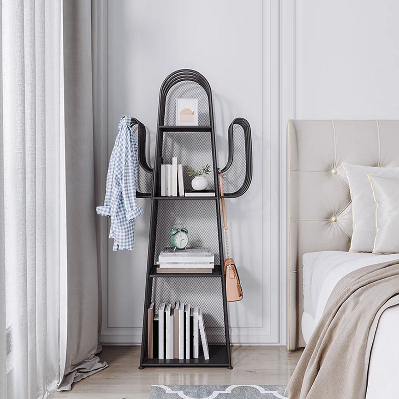 59 "H bibliothèque de style contemporain fermé à l'arrière en métal pour le bureau à domicile