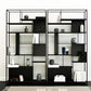 Industrial Open Rectangle Storage Bookshelf Home Office Etagere Bookcase Clearhalo 'Bookcases' 'furn' 'furn_bookcases' 'Furniture' 'Office Furniture' 5429293