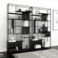 Industrial Open Rectangle Storage Bookshelf Home Office Etagere Bookcase Clearhalo 'Bookcases' 'furn' 'furn_bookcases' 'Furniture' 'Office Furniture' 5429306