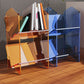モダンなアクリル本棚、あらゆる部屋の幾何学的な本棚、12.5 "l x 10" w