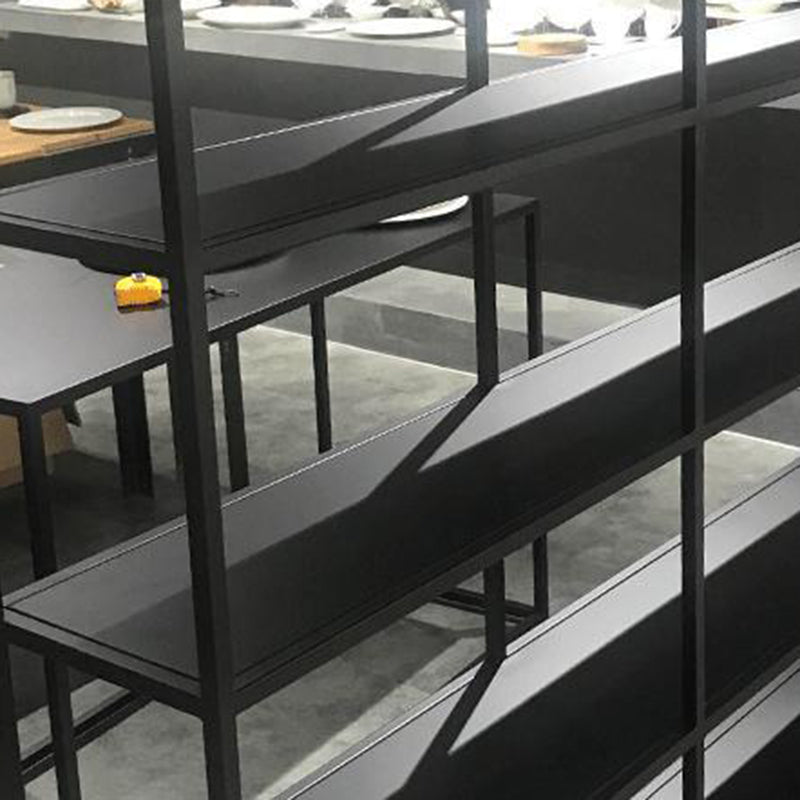 Metal Open Storage Bookshelf Industrial Rectangle Etagere Bookcase Clearhalo 'Bookcases' 'furn' 'furn_bookcases' 'Furniture' 'Office Furniture' 5429398