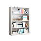 Closed Back Metal Bookshelf Modern Rectangle Storage Standard Bookshelf