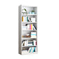 Closed Back Metal Bookshelf Modern Rectangle Storage Standard Bookshelf