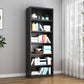 Closed Back Metal Bookshelf Modern Rectangle Storage Standard Bookshelf