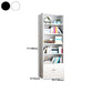 Closed Back Metal Bookshelf Modern Rectangle Storage Standard Bookshelf
