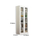 Closed Back Metal Bookshelf Modern Rectangle Storage Standard Bookshelf