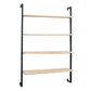 Estantería flotante de madera escandinava 9.8 "