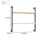 Estantería flotante de madera escandinava 9.8 "