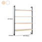 Estantería flotante de madera escandinava 9.8 "
