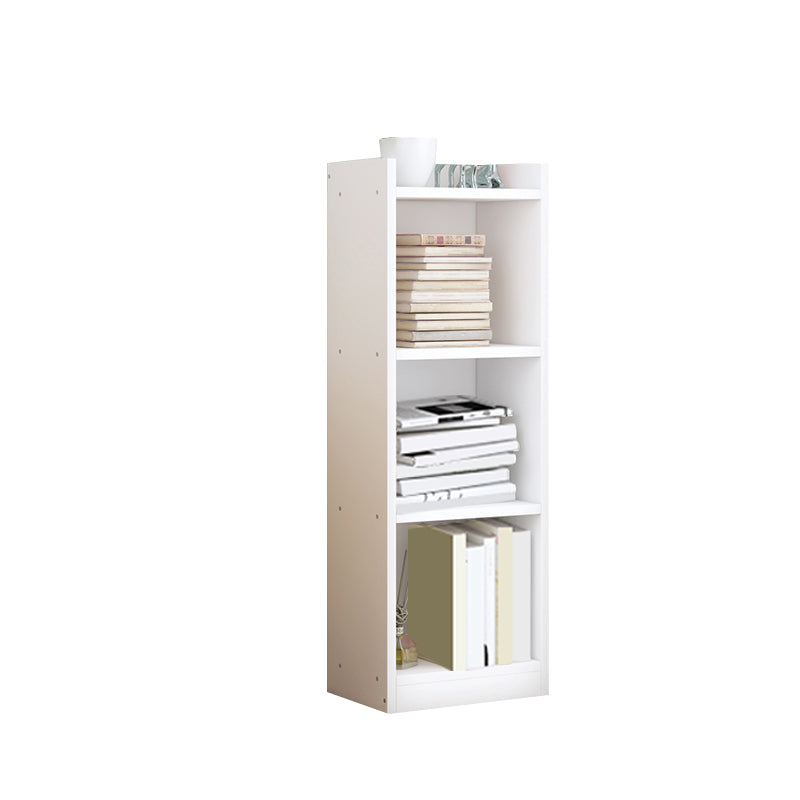 Engineer Wooden Bookcase Modern Home Living Room Corner Bookshelf 11.8"L x 9.4"W x 37.8"H White Clearhalo 'Bookcases' 'furn' 'furn_bookcases' 'Furniture' 'Office Furniture' 5429482