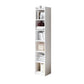 Engineer Wooden Bookcase Modern Home Living Room Corner Bookshelf 12.9"L x 11.8"W x 70.9"H White Clearhalo 'Bookcases' 'furn' 'furn_bookcases' 'Furniture' 'Office Furniture' 5429496
