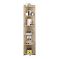 Engineer Wooden Bookcase Modern Home Living Room Corner Bookshelf 11.8"L x 11.8"W x 70.9"H Natural Clearhalo 'Bookcases' 'furn' 'furn_bookcases' 'Furniture' 'Office Furniture' 5429499