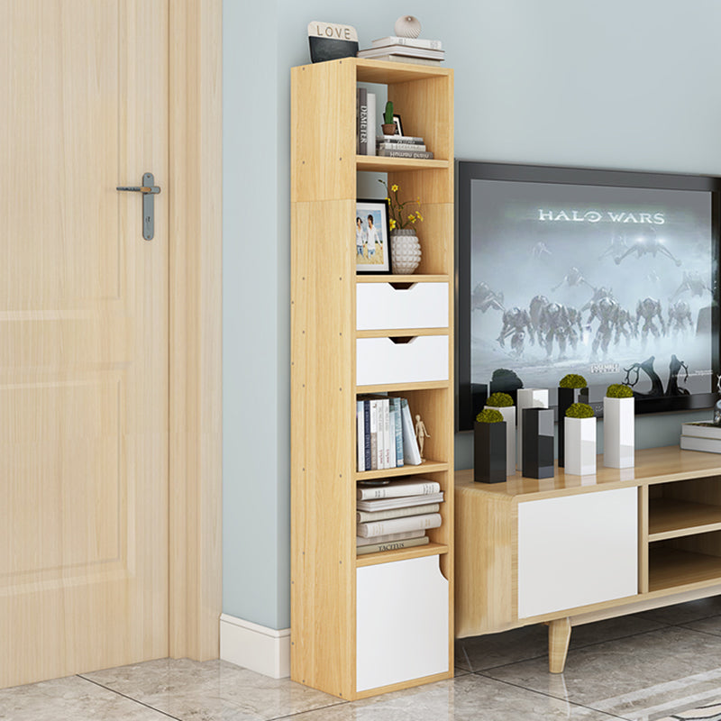 Engineer Wooden Bookcase Modern Home Living Room Corner Bookshelf Clearhalo 'Bookcases' 'furn' 'furn_bookcases' 'Furniture' 'Office Furniture' 5429500