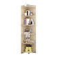 Engineer Wooden Bookcase Modern Home Living Room Corner Bookshelf 16"L x 16"W x 71"H Natural Clearhalo 'Bookcases' 'furn' 'furn_bookcases' 'Furniture' 'Office Furniture' 5429507