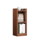 Engineer Wooden Bookcase Modern Home Living Room Corner Bookshelf 10.6"L x 9.4"W x 26.8"H Walnut Clearhalo 'Bookcases' 'furn' 'furn_bookcases' 'Furniture' 'Office Furniture' 5429508