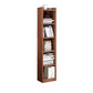 Engineer Wooden Bookcase Modern Home Living Room Corner Bookshelf 11.8"L x 9.4"W x 59.8"H Walnut Clearhalo 'Bookcases' 'furn' 'furn_bookcases' 'Furniture' 'Office Furniture' 5429511