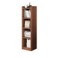 Engineer Wooden Bookcase Modern Home Living Room Corner Bookshelf 12.9"L x 11.8"W x 48.8"H Walnut Clearhalo 'Bookcases' 'furn' 'furn_bookcases' 'Furniture' 'Office Furniture' 5429513