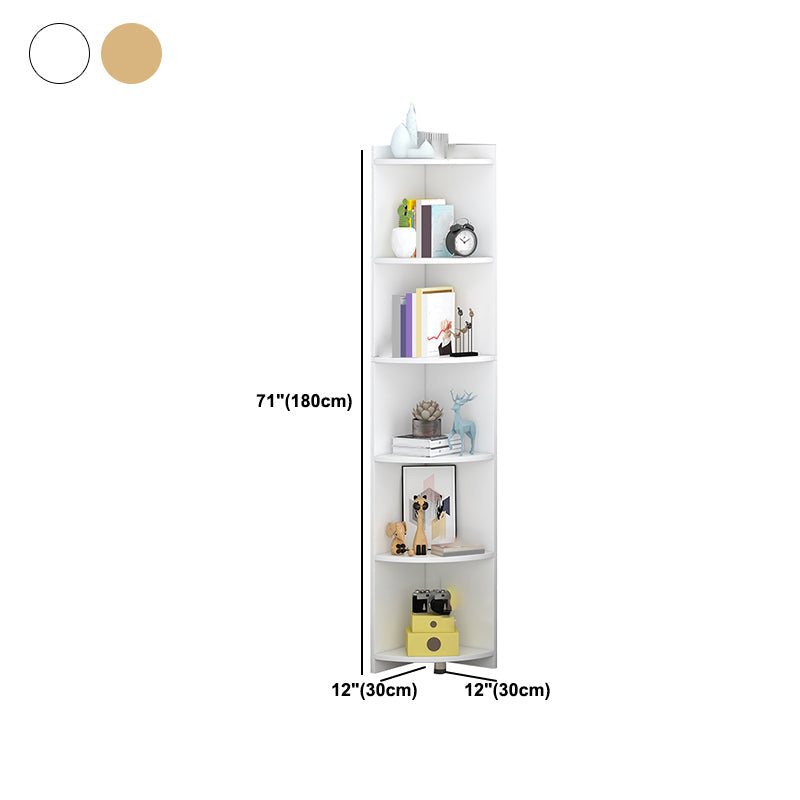 Engineer Wooden Bookcase Modern Home Living Room Corner Bookshelf Clearhalo 'Bookcases' 'furn' 'furn_bookcases' 'Furniture' 'Office Furniture' 5429519
