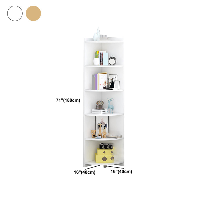 Engineer Wooden Bookcase Modern Home Living Room Corner Bookshelf Clearhalo 'Bookcases' 'furn' 'furn_bookcases' 'Furniture' 'Office Furniture' 5429520