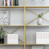 Libreria di archiviazione aperta rettangolo in metallo industriale