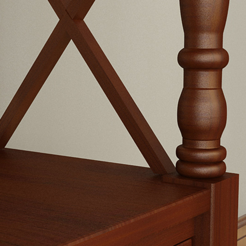 Nordic Wooden Open Back Bookshelf Etagere Bookshelf with Drawers Clearhalo 'Bookcases' 'furn' 'furn_bookcases' 'Furniture' 'Office Furniture' 5429597