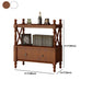 Nordic Wooden Open Back Bookshelf Etagere Bookshelf with Drawers Clearhalo 'Bookcases' 'furn' 'furn_bookcases' 'Furniture' 'Office Furniture' 5429621