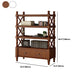 Nordic Wooden Open Back Bookshelf Etagere Bookshelf with Drawers Clearhalo 'Bookcases' 'furn' 'furn_bookcases' 'Furniture' 'Office Furniture' 5429627