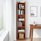 Closed Wood Bookcase Modern Minimalist Home Living Room Corner Bookshelf Clearhalo 'Bookcases' 'furn' 'furn_bookcases' 'Furniture' 'Office Furniture' 5429630