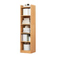 Closed Wood Bookcase Modern Minimalist Home Living Room Corner Bookshelf 12.9"L x 11.8"W x 59.8"H Natural Clearhalo 'Bookcases' 'furn' 'furn_bookcases' 'Furniture' 'Office Furniture' 5429633