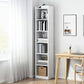 Closed Wood Bookcase Modern Minimalist Home Living Room Corner Bookshelf Clearhalo 'Bookcases' 'furn' 'furn_bookcases' 'Furniture' 'Office Furniture' 5429635