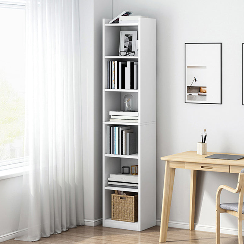Closed Wood Bookcase Modern Minimalist Home Living Room Corner Bookshelf Clearhalo 'Bookcases' 'furn' 'furn_bookcases' 'Furniture' 'Office Furniture' 5429635