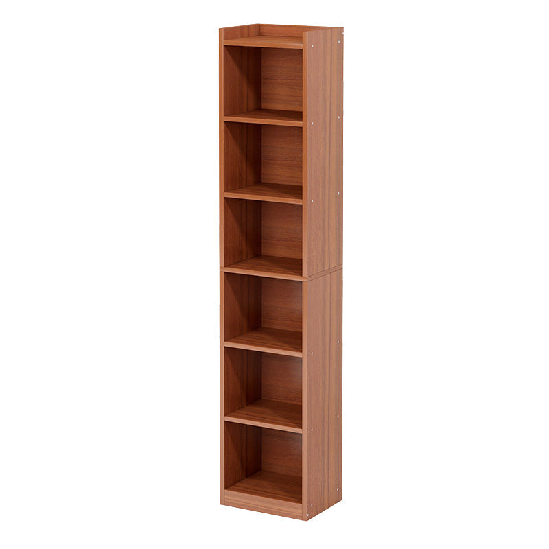 Closed Wood Bookcase Modern Minimalist Home Living Room Corner Bookshelf Clearhalo 'Bookcases' 'furn' 'furn_bookcases' 'Furniture' 'Office Furniture' 5429642