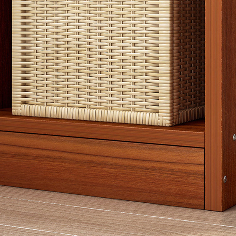 Closed Wood Bookcase Modern Minimalist Home Living Room Corner Bookshelf Clearhalo 'Bookcases' 'furn' 'furn_bookcases' 'Furniture' 'Office Furniture' 5429647